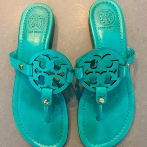 Tory Burch Turquoise Miller's RARE